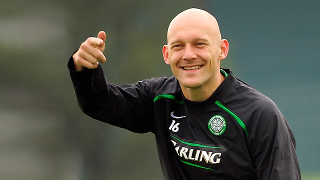 Thomas Gravesen (hier im Trainings-Dress von Celtic Glasgow) hat gut lachen.