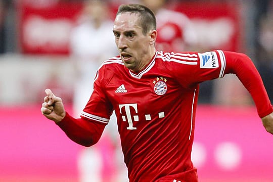 Ribéry ist nach seinem Rippenbruch offenbar wieder halbwegs fit.