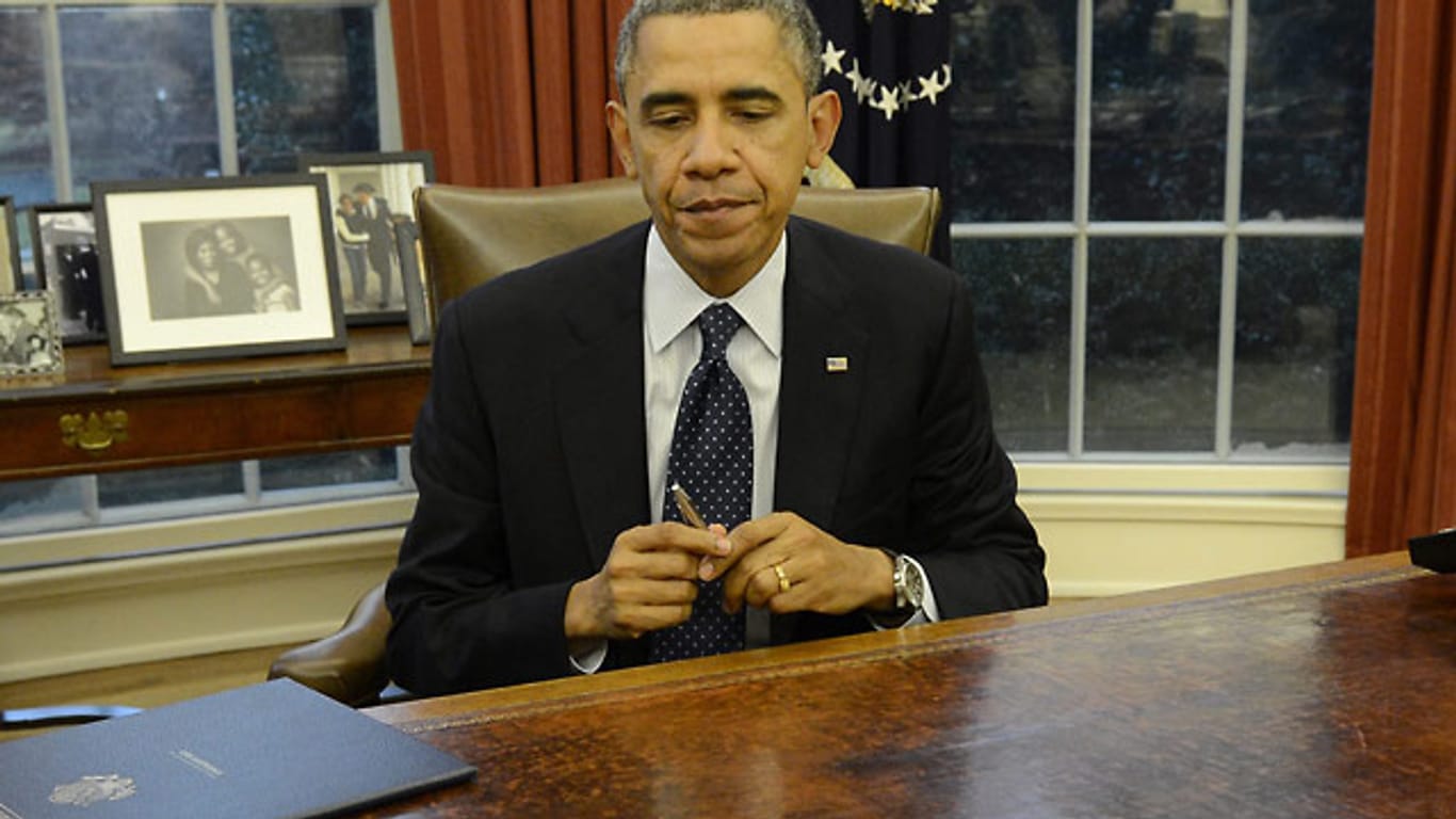 US-Präsident Barack Obama im Weißen Haus