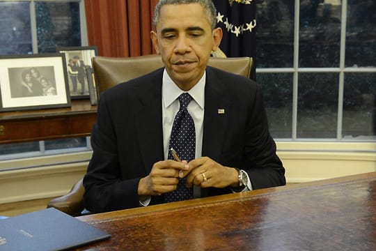 US-Präsident Barack Obama im Weißen Haus