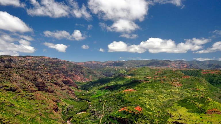 Kauai: Der Waimea Canyon ist 16 Kilometer lang und 900 Meter tief.