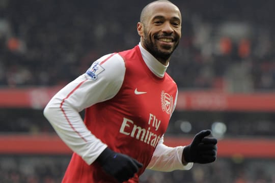 Stürmer Thierry Henry spielte von 1999 bis 2007 für den FC Arsenal. Seit 2012 geht er - mit kurzer Unterbrechung - für New York Red Bulls auf Torejagd.
