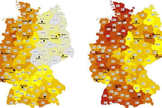 Im Osten gehen Männer und Frauen früher in Rente