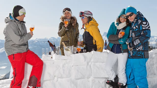 Von der Piste an die Bar - möglich im 2009 eröffneten Club Aldiana Salzkammergut.