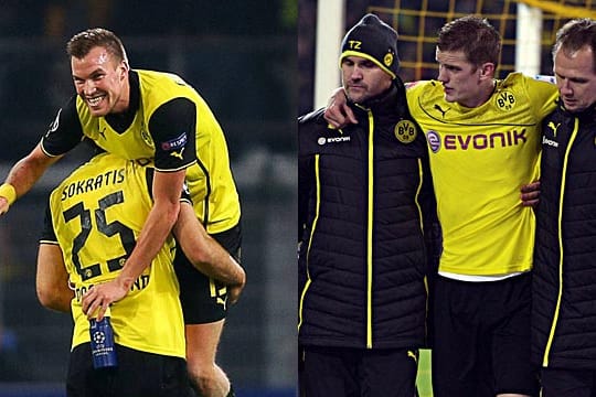 Spektakel und Verletzungsseuche: Borussia Dortmund in der Hinrunde 2013.