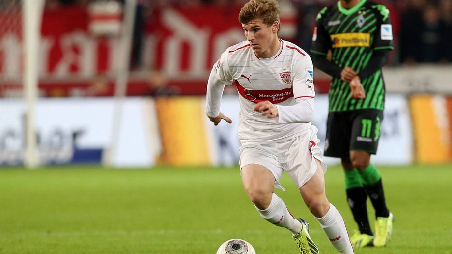 Timo Werner vom VfB Stuttgart zählt zu den größten Überraschungen der Saison 2013/2014. Timo Werner vom VfB Stuttgart zählt zu den größten Überraschungen der Saison 2013/2014.