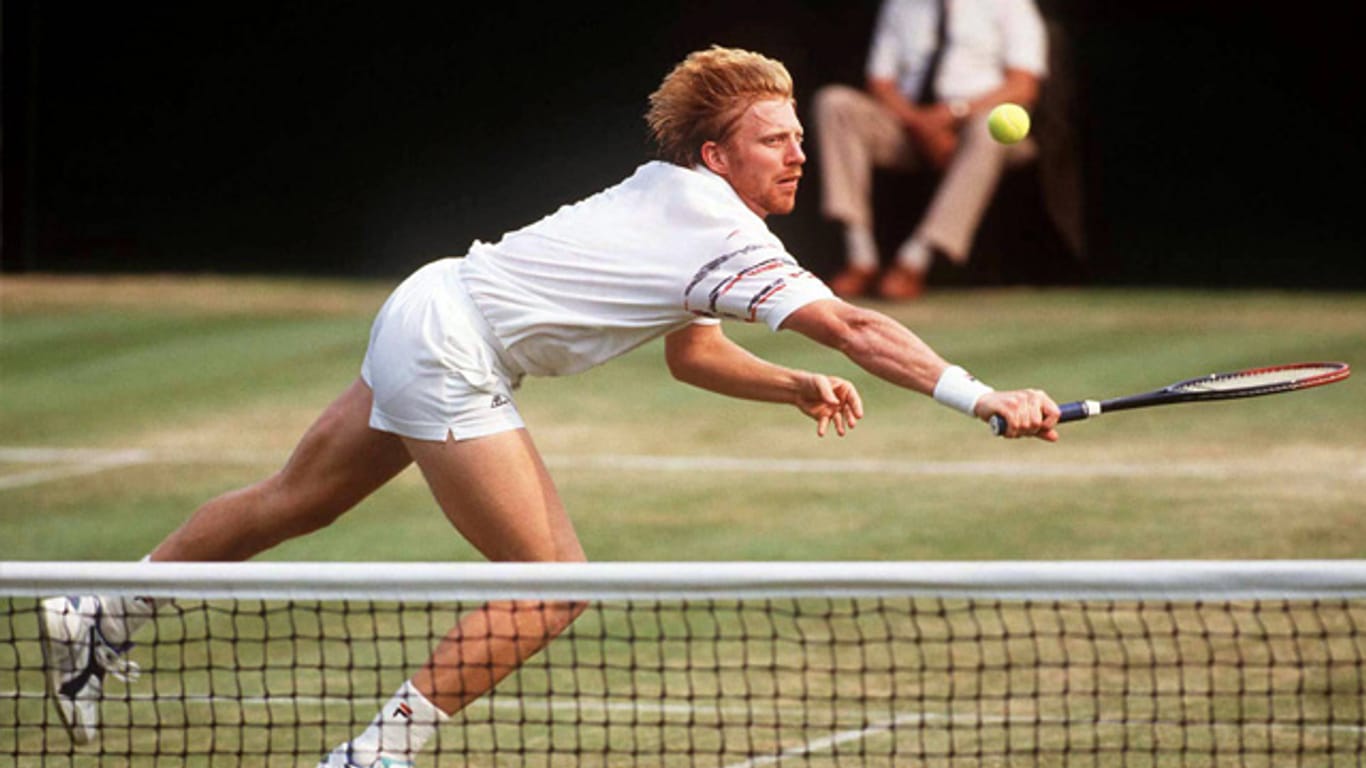 Boris Becker 1992 in Wimbledon.
