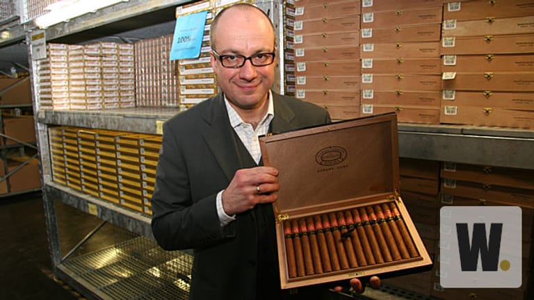 Wir trafen Zigarren-Aficionado Christoph A. Puszkar in einem deutschen Habanos-Lager.