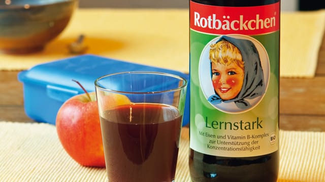 "Rotbäckchen"-Saft: Diese Etikettenangaben sind wettbewerbswidrig.