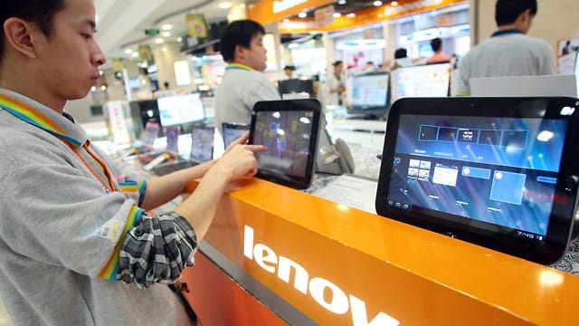 Der chinesische Hersteller Lenovo zählt zu den Gewinnern im Jahr 2013.