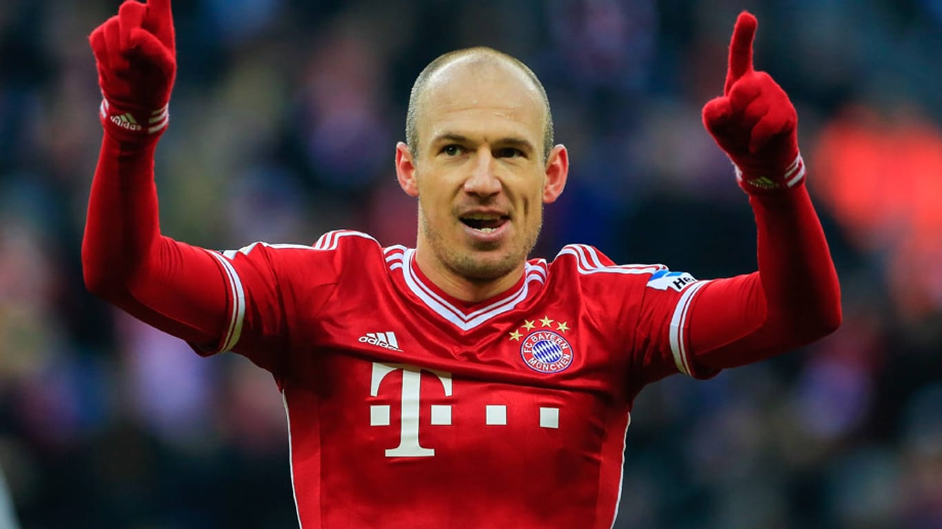 Arjen Robben will noch viele Titel mit dem FC Bayern gewinnen.