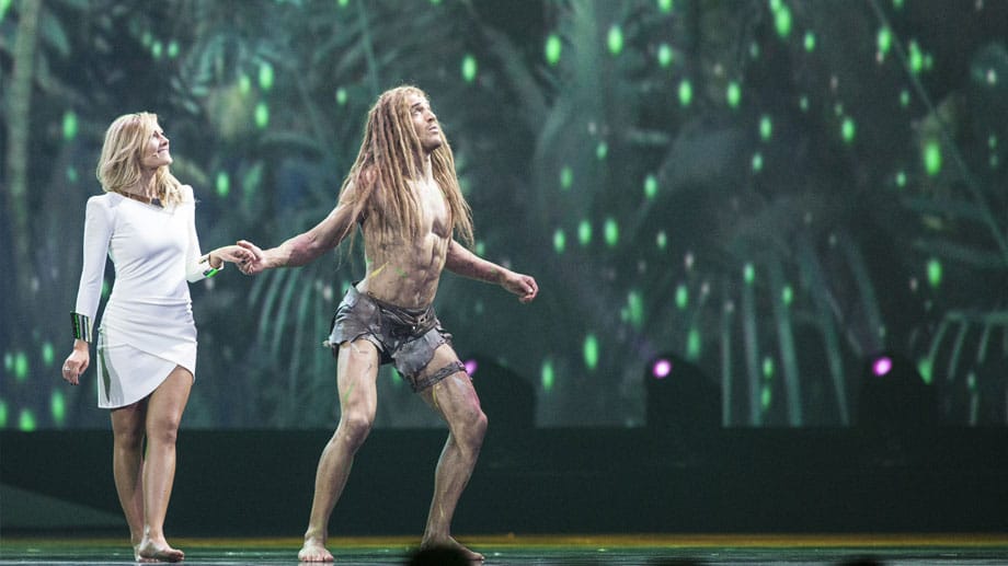 Ein weiteres Highlight war der Auftritt des "Tarzan"-Musical-Darstellers. Ein weiteres Highlight war der Auftritt des "Tarzan"-Musical-Darstellers.