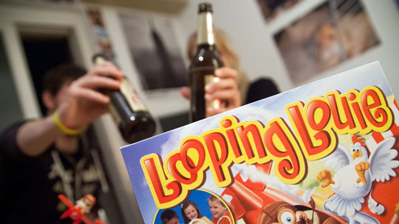 Einst "Kinderspiel des Jahres" jetzt vor allem ein beliebtes Trinkspiel: "Looping Louie".
