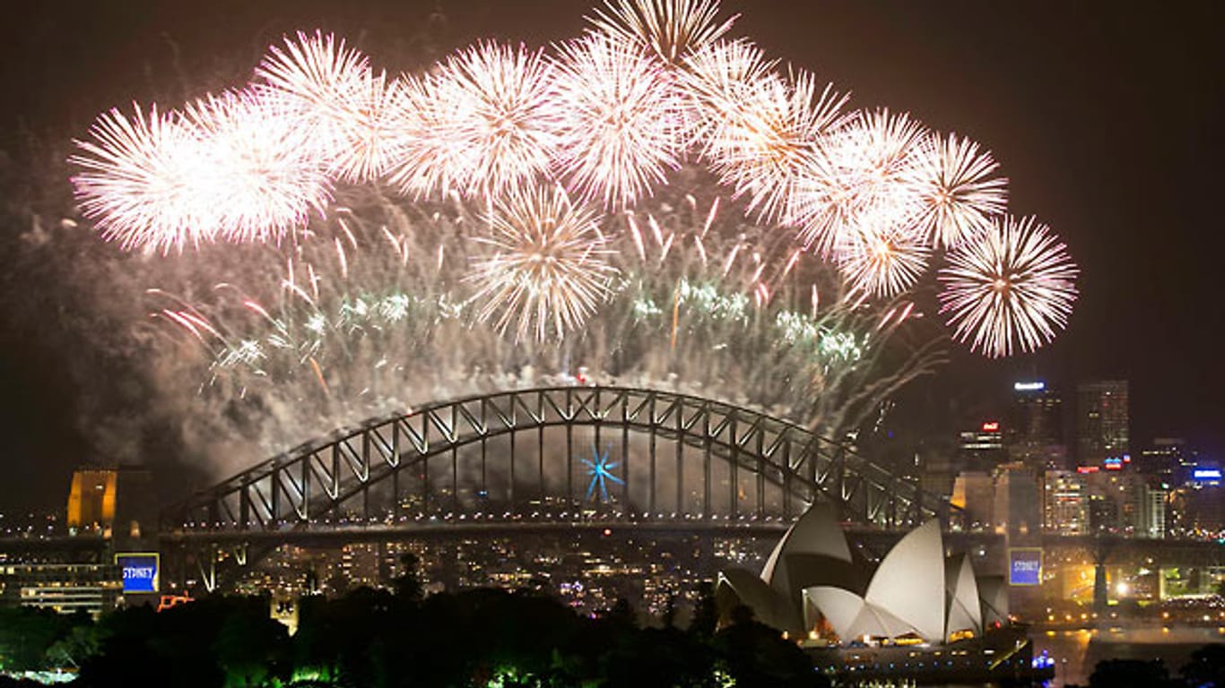 Die australische Metropole Sydney staunte über ein zwölfminütiges Feuerwerk für 4,4 Millionen Euro.
