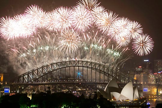 Die australische Metropole Sydney staunte über ein zwölfminütiges Feuerwerk für 4,4 Millionen Euro.
