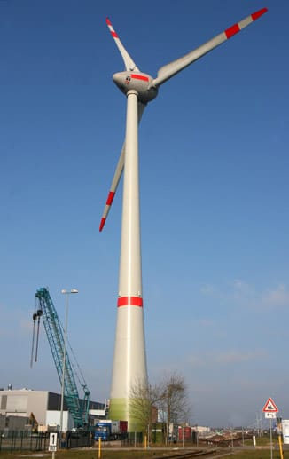 E-126 im Windpark Wybelsumer Polder bei Emden