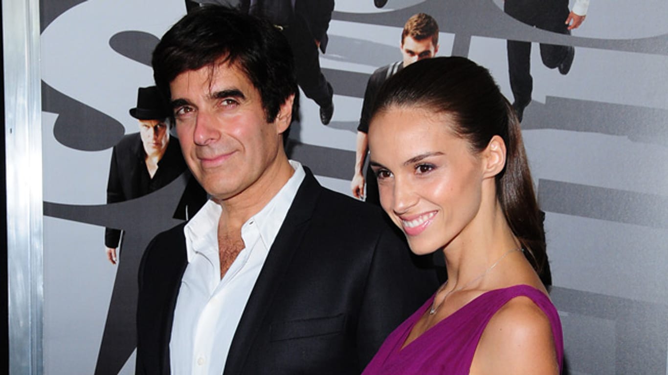 David Copperfield (57) und seine wunderschöne Verlobte Chloe Gosselin (28).