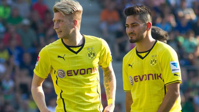 Die BVB-Stars Marco Reus (li.) und Ilkay Gündogan sind in den Fokus von Manchester United gerückt. Die BVB-Stars Marco Reus (li.) und Ilkay Gündogan sind in den Fokus von Manchester United gerückt.