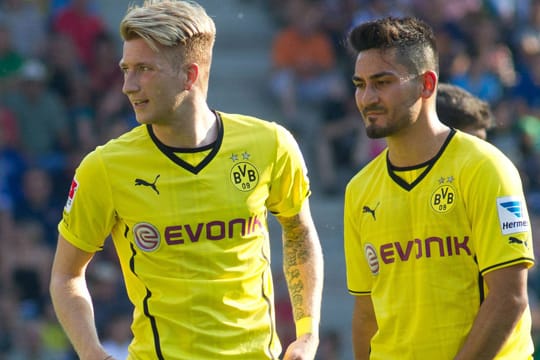 Die BVB-Stars Marco Reus (li.) und Ilkay Gündogan sind in den Fokus von Manchester United gerückt.