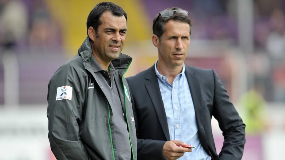 Robin Dutt und Thomas Eichin Robin Dutt und Thomas Eichin
