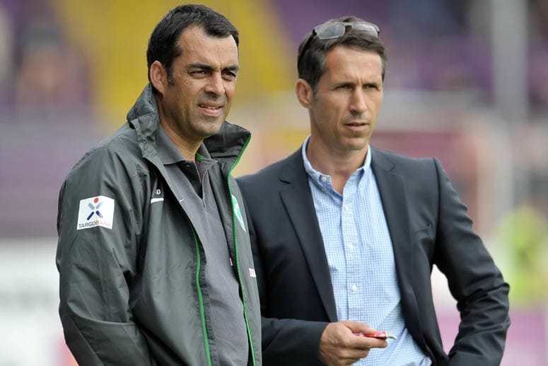 Robin Dutt und Thomas Eichin