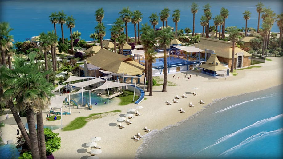 Anfang 2014 soll das Resort mit 70 Zimmern, 26 Suiten und 45 Villen eröffnen. Die Trauminsel beherbergt neben den klassischen Unterkünften außerdem sogar vier Schwimmbäder, ein Kino sowie einen Golfplatz. Und das beste: Alles ist in direkter Strandnähe.