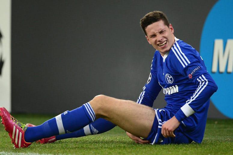 Julian Draxler verletzte sich im Champions-League-Spiel gegen den FC Basel am linken Oberschenkel.