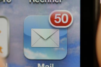 E-Mail-Anzeige auf einem iPhone
