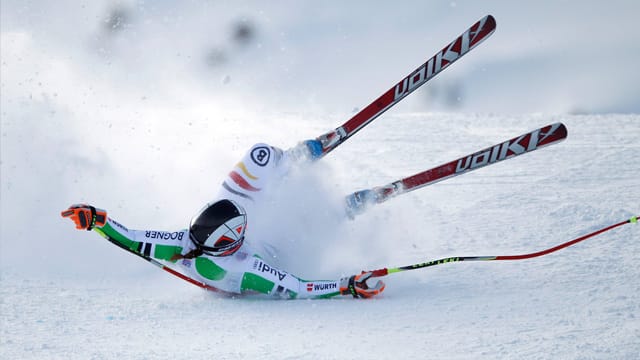 Gina Stecherts Sturz in der Abfahrt von Zauchernsee.