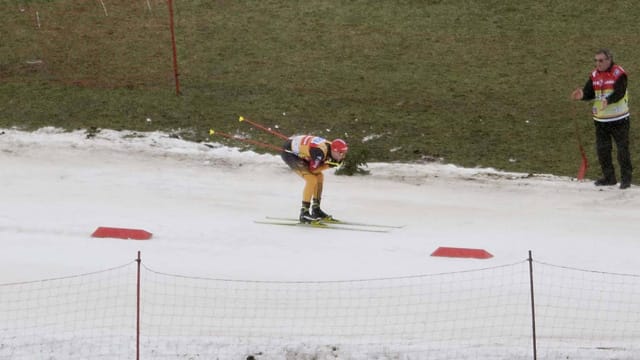 Eric Frenzel fährt in diesem Winter auf einem weißen Teppich.