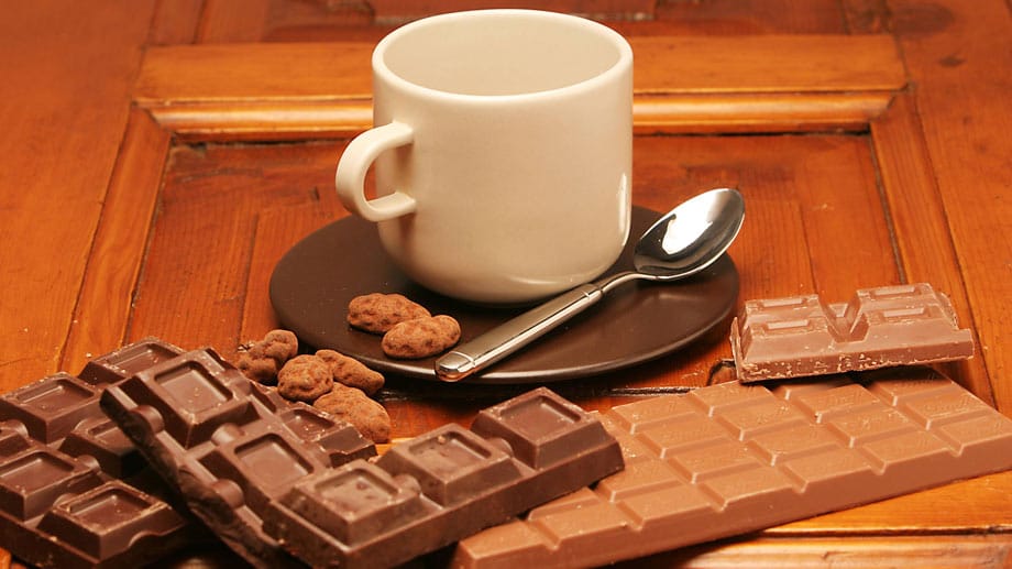 Schokolade genießt man am besten in einem Moment der Ruhe.