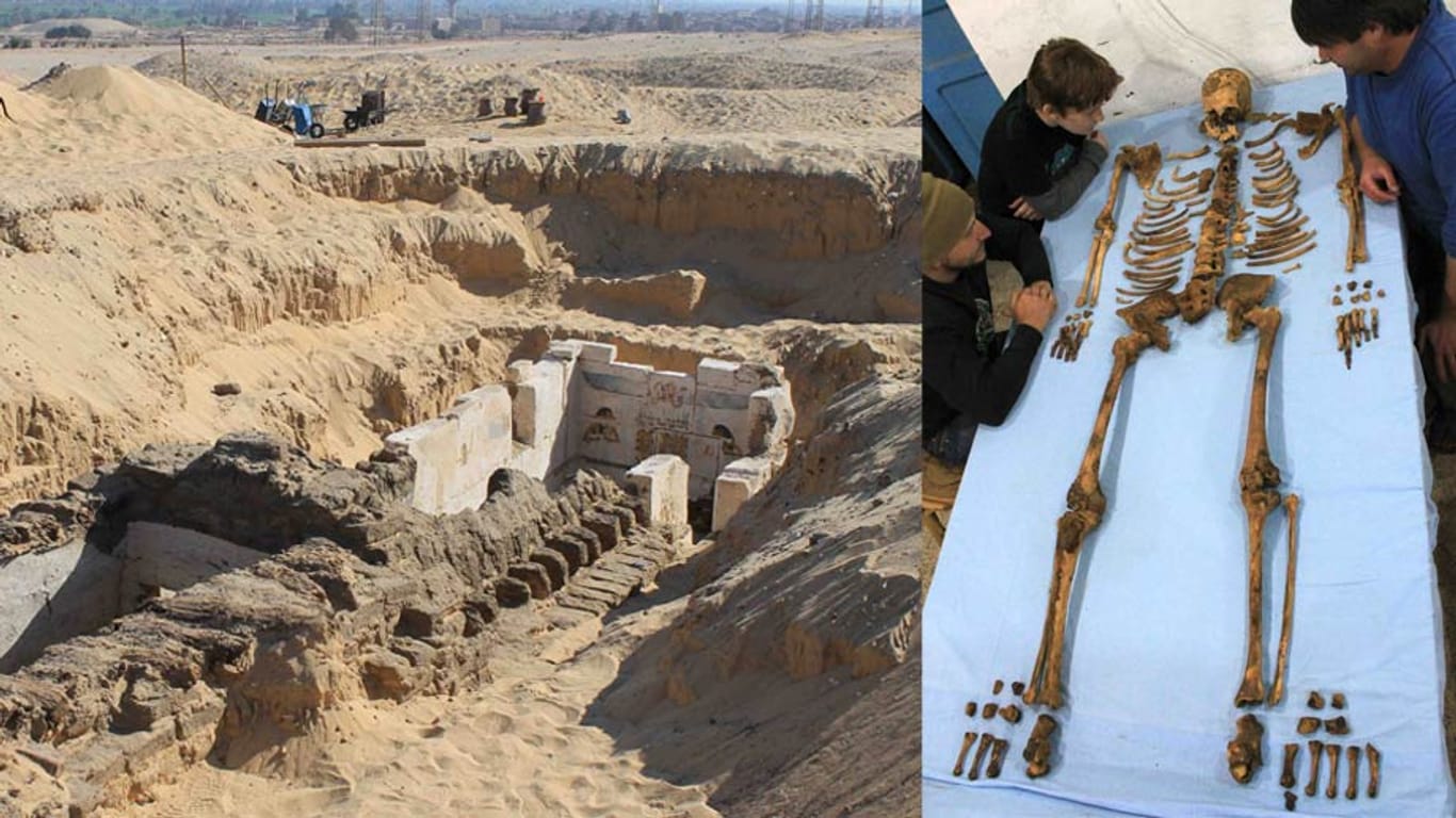 Forscher haben im ägyptischen Abydos das Grab des bislang unbekannten Königs Senebkai freigelegt.
