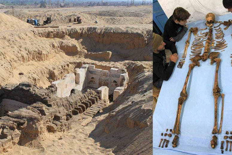 Forscher haben im ägyptischen Abydos das Grab des bislang unbekannten Königs Senebkai freigelegt.