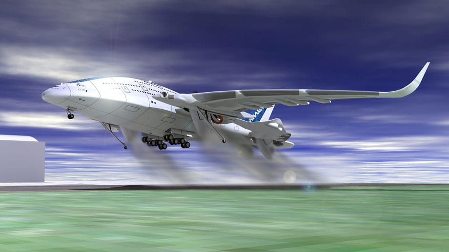 Der AWWA "Sky Whale" ist eine Vision, wie das Flugzeug der Zukunft aussehen könnte.