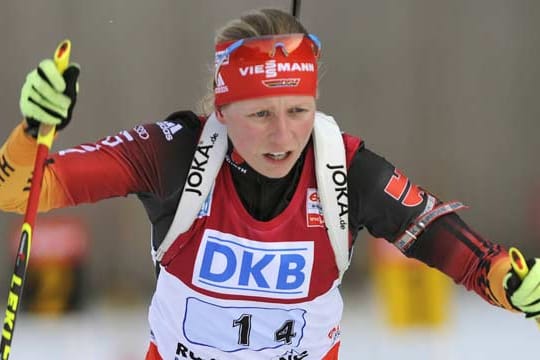 Franziska Hildebrand in Antholz.