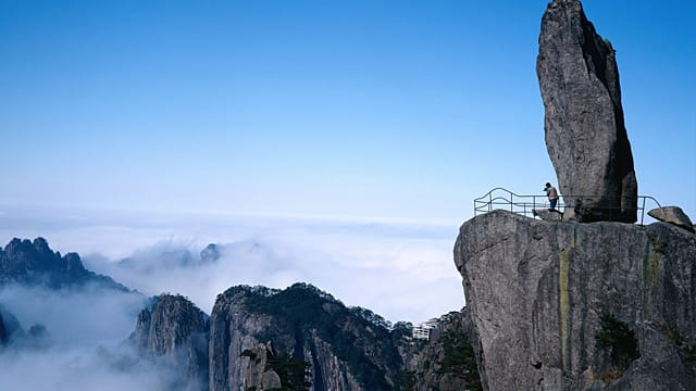 Huangshan-Gebirge in China.