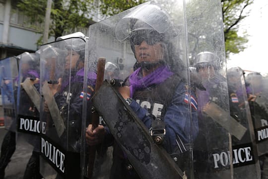 Anhaltende Massenproteste in Bangkok