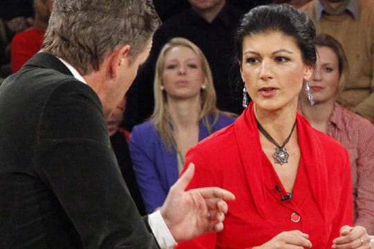 "Miserabler Stil": Markus Lanz im Gespräch mit Sahra Wagenknecht.