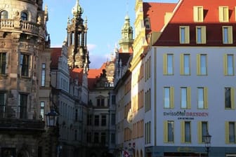 Das "Swissôtel" in Dresden am Schloss.