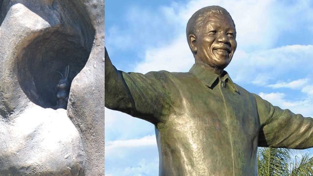 Aufregung um Mandela-Statue