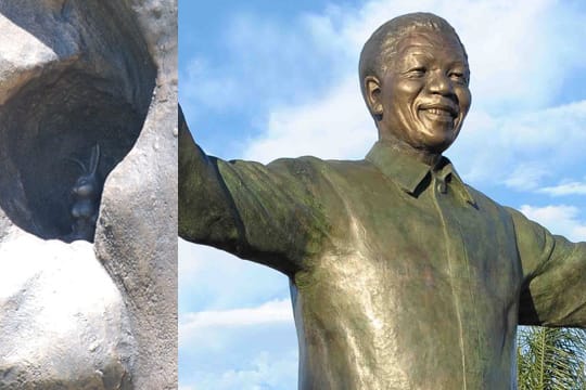 Aufregung um Mandela-Statue