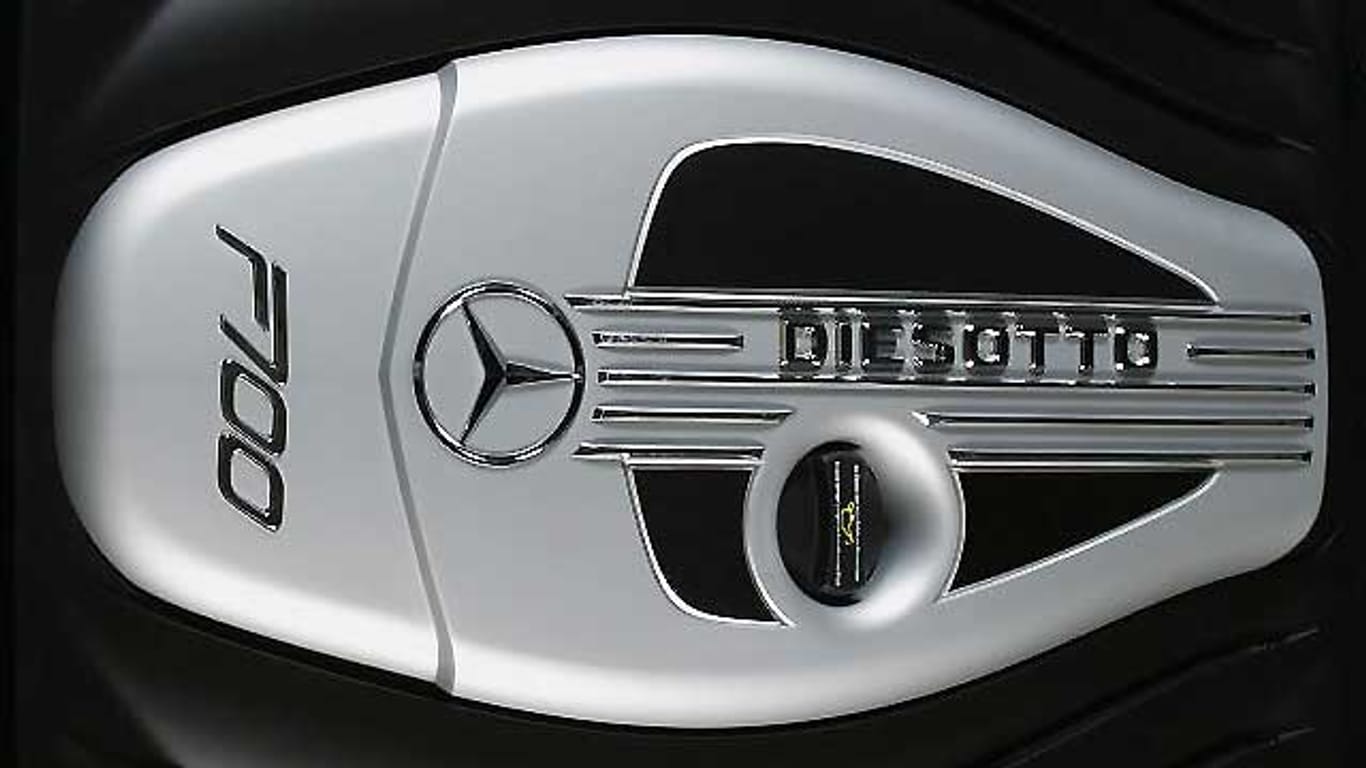 Diesotto-Motor im Mercedes F700