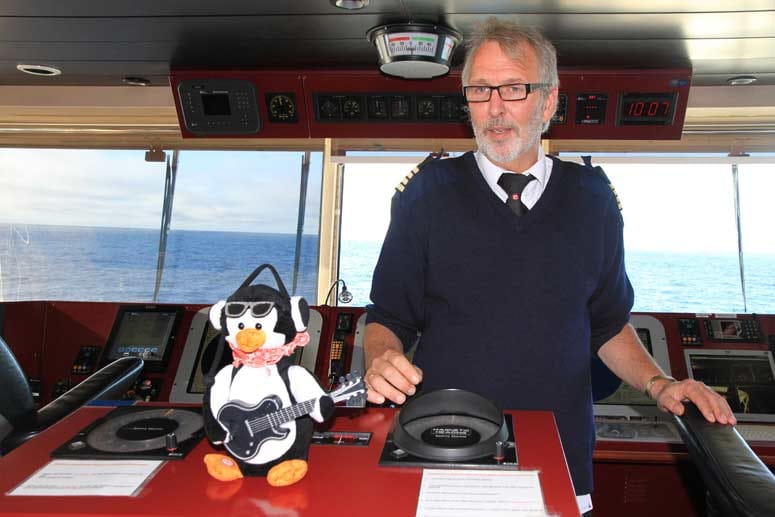 Erfahrener Seemann: Kapitän Arild Hårvik steuert die "Fram".