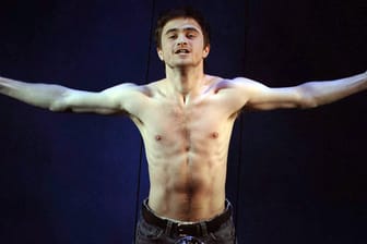 Daniel Radcliffe bei Proben zum Theaterstück "Equus" im Jahr 2007.