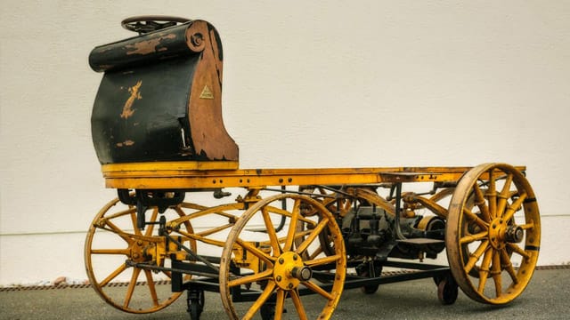 Der erste Porsche: Egger-Lohner-Elektromobil Modell C.2 Phaeton, auch "P1" genannt.