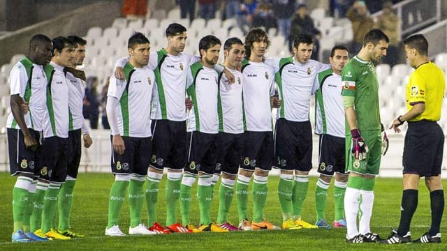 Die Spieler von Racing Santander verweigern ihre Arbeit.