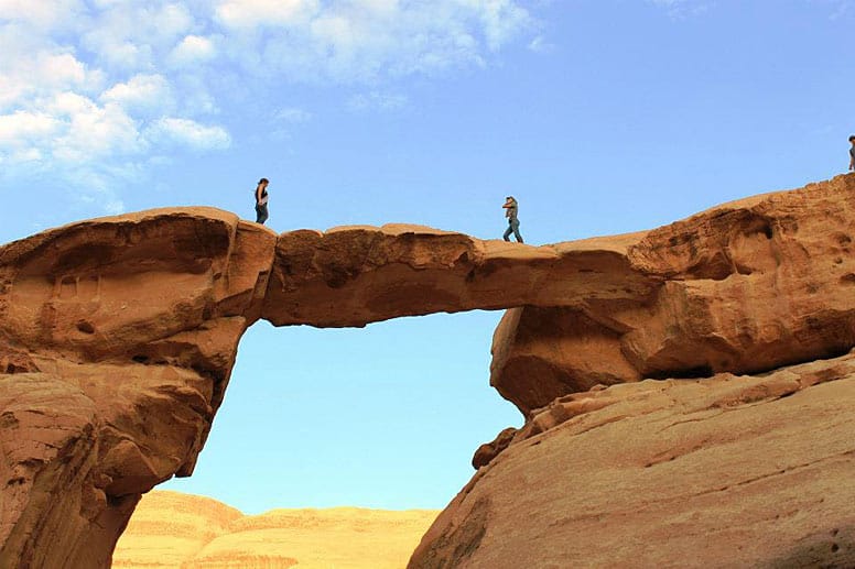 Das Wadi Rum in Jordanien war einst Drehort für "Lawrence von Arabien".