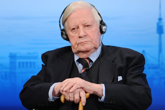 Altkanzler Helmut Schmidt auf der Münchner Sicherheitskonferenz.