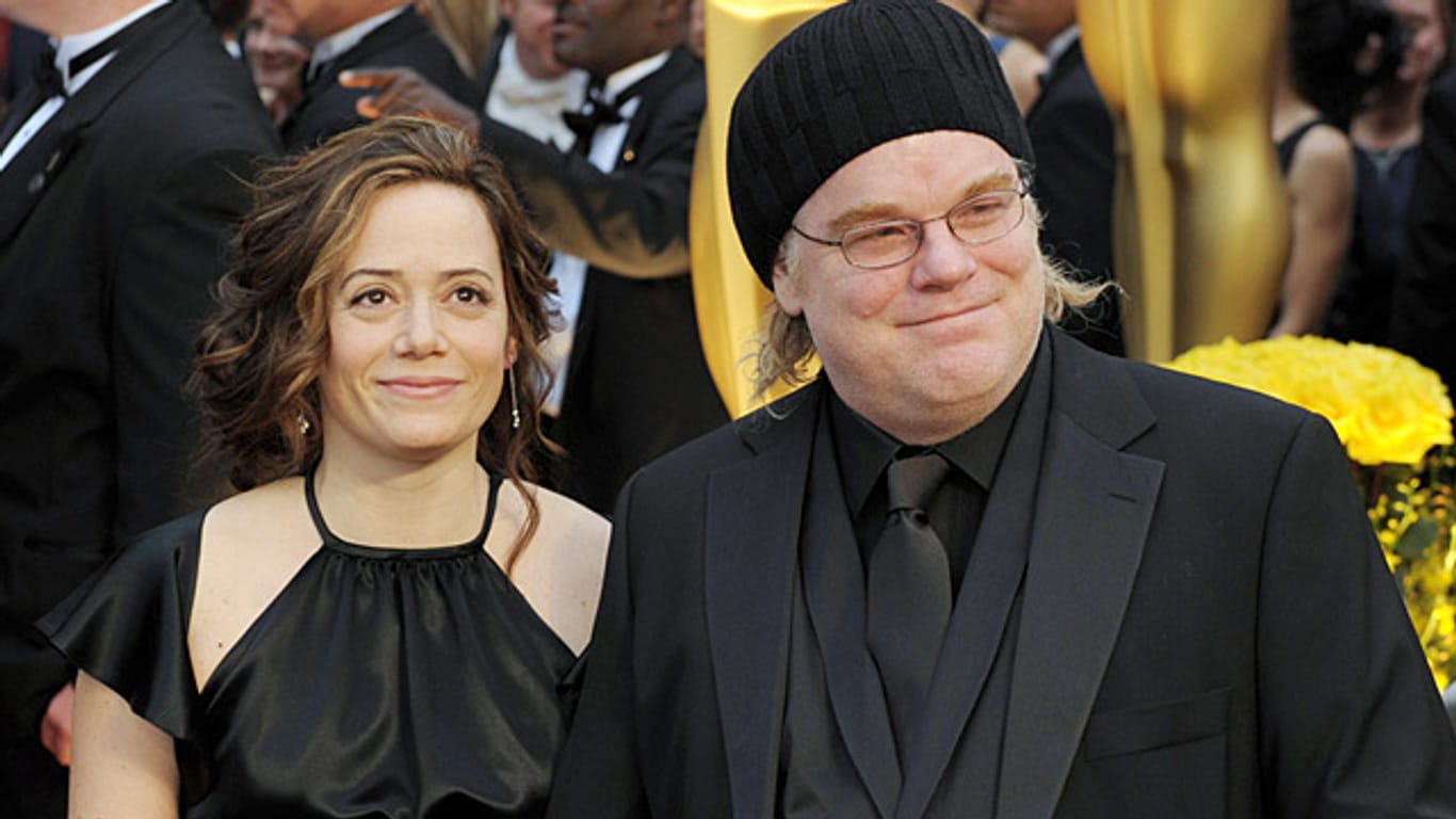 Philip Seymour Hoffman und Mimi O'Donnell, die Mutter seiner drei Kinder