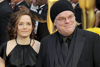 Philip Seymour Hoffman und Mimi O'Donnell, die Mutter seiner drei Kinder